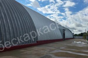 Восстановление бескаркасного ангара в Переславле-Залесском